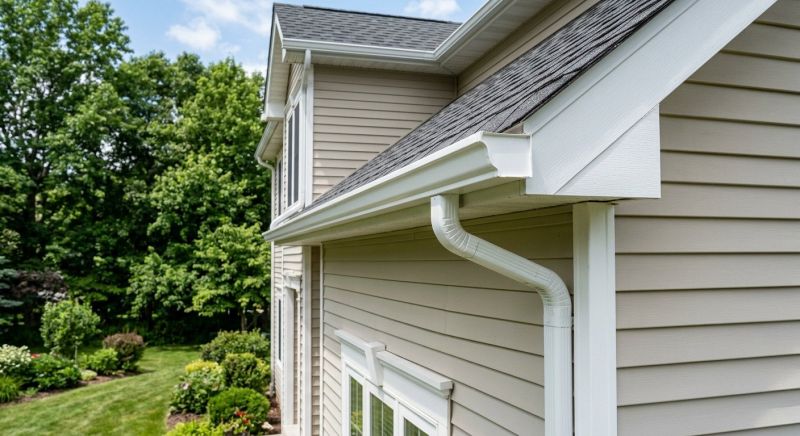 Pvc Rain Gutter Installation in Longmont, CO