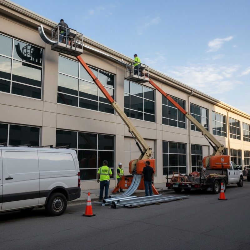 Steel Gutters Service