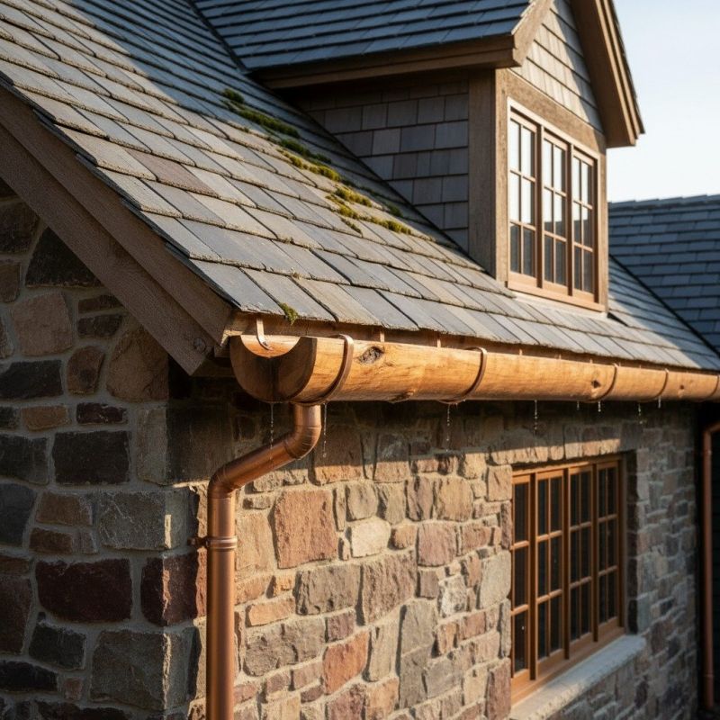 Wood Gutter Replacement in Mcdonough, GA
